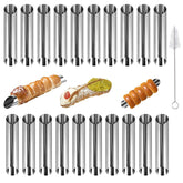 JIELUO tubos cannoli en acero inoxidable con superficie lisa para hornear