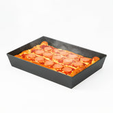 Sartén Detroit azul de Jisculo 14x10, vista general, ideal para pizzas gruesas y crujientes.