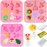 Moldes JJzxwish para piruletas en forma de elk, ideal para decoraciones navideñas.