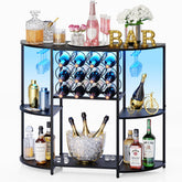 Barra JKsmart con iluminación LED para realzar botellas y crear ambiente