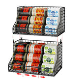 JKsmart organizador de latas de despensa, dos niveles para aprovechar cada centímetro.