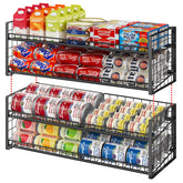 JKsmart organizador de latas de dos piezas para despensa, fácil acceso