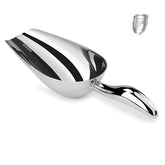 Cucharón jmulriu para hielo, acero inoxidable 12 oz, duradero para congeladores.