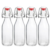 Botellas JOBVERT Swing Top de 8.5 oz listas para fermentar y almacenar.