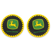 John Deere posavasos de coche antideslizantes para evitar derrames.