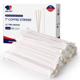 agitadores de madera JOLLY CHEF de 7 pulgadas para café y bar, útiles para mezclar bebidas