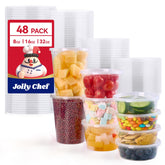 Conjunto JOLLY CHEF Deli con tapas herméticas para almacenamiento seguro.