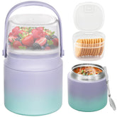 JOOPETALK sopa termico 14oz, doble pared, mantiene caliente la comida