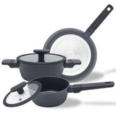 Conjunto Jovire 3 piezas completo, cocina fácil con recubrimiento cerámico.