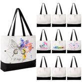 Joyclub bolso tote grande para sublimación, ideal para personalizar con diseños.