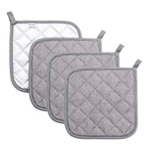 Joyhalo manoplas de cocina: cuatro unidades con aislamiento de calor para ollas y sartenes.