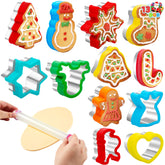 JOYIN cortadores para Navidad: hombre jengibre, recortes precisos para galletas festivas.