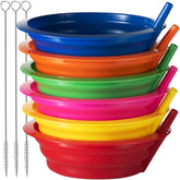 JoyServe tazón de cereal con pajita integrada para comer sin derrames