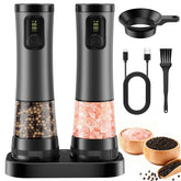 JSCARES molinillo sal y pimienta con luz LED para cocina y uso nocturno.