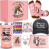 Termo JTAMOHI de 20 onzas con diseño de caballo para mantener bebidas a la temperatura adecuada.