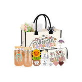 Bolso tote elegante JTENGTOP para regalo de profesora, práctico para uso diario y organización.