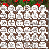 JULBEAR 36 plantillas navidad para galletas, decoración rápida y festiva