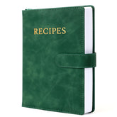 Portada de cuero impermeable de JULEASEL protege tus recetas favoritas.