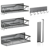 Baldas magnéticas JulktLli para refrigerador, organización de especias al alcance.