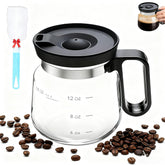 Taza mini cafetera Julyxi 16 onzas frente, diseño único para café diario.