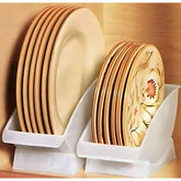 Jumbl: soporte para platos de 10 pulgadas, ideal para gabinetes pequeños.