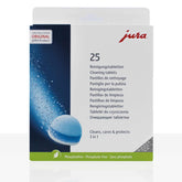 JURA tabletas de limpieza 2 fases, paquete de 25, para mantenimiento diario