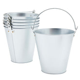 Juvale baldes metal conjunto de 6, ideal para servir bebidas frías.