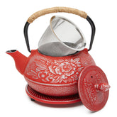 Tetera japonesa de Juvale con infusor removible para té de hojas sueltas.