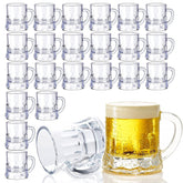 Vaso mini de cervezas JUXINGDAZYF con base pesada para mayor estabilidad en porciones de 2 oz.