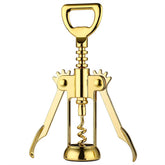 Destapador de vino JXS dorado con gusano y alas ergonómicas para uso diario