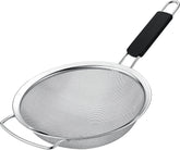 KAFOOR colador de malla fina de 7 pulgadas para escurrir pasta rápida y sin residuos.