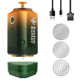 Molinillo Kaktuskutter K5 en acción para especias suaves, promoción de frescura.