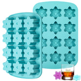 Kamehame molde hielo copo nieve, ideal para enfriar bebidas con cubos decorativos.
