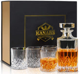 KANARS decantador de whisky en cristal, elegante y funcional para degustaciones en casa