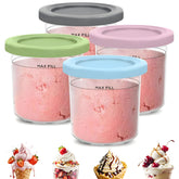 Pintas Kangbo para Ninja Creami de 16 oz en 4 pack, listas para múltiples sabores.