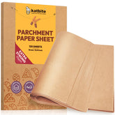 Katbite papel para hornear sin blanquear precortado 12x16 para hornear fácil.