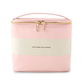 kate spade new york bolsa almuerzo aislada rosa, ideal para llevar comida con estilo