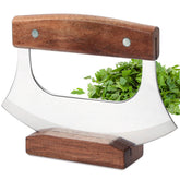 KAYCROWN Ulu: cuchillo mezaluna afilado para picar rápido y preciso