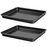 Bandejas Kazozobi 12,7 pulgadas para hornear con recubrimiento antiadherente, limpieza fácil.