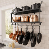 KES estante para ollas de 30 pulgadas, organización estable para la cocina.