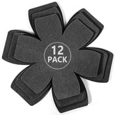 Kevenal protectores de sartenes 12 pulgadas: protección anti rayaduras al apilar ollas.