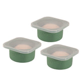 KEVJES contenedor masa pizza 500 ml con tapa hermética para fermentación controlada.