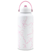 KEWIXY Bow Breeze Pink, cierre de fugas para llevar sin derrames en la mochila.