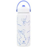 KEWIXY botella de agua aislada con pajita para beber con comodidad durante el día.