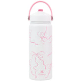 KEWIXY botella aislada 18oz con pajita plegable para beber en movimiento