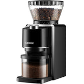 KIDISLE molinillo conico frente, molido rápido y uniforme para espresso en casa.