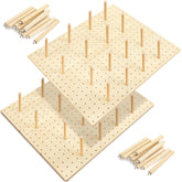 Kigley tablero de clavijas para cajón con 6 piezas, ideal para ordenar vajilla.