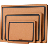 Kikcoin conjunto de tablas de corte de madera con soporte, mejora la organización en la cocina.