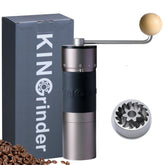 KINGrinder K6 molinillo manual, desempaque listo para empezar a moler café.