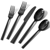 KINGSTONE juego de cubiertos 40 piezas, vista general elegante para mesa